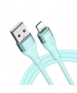 BWOO Minimalist Silicone 3A Cable X280L USB-A to Lightning white