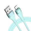 BWOO Minimalist Silicone 3A Cable X280L USB-A to Lightning white