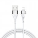 BWOO Minimalist Silicone 3A Cable X280L USB-A to Lightning white