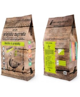 WIEJSKA ZAGRODA Duck with Pear M – kuiv koeratoit – 9kg