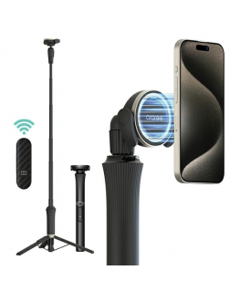 Araree Selfie Stick Bluetooth Magfie Pod różowy|pink MagSafe Tr
