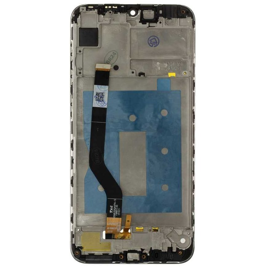Case For_Huawei LCD screen + touch unit + front cover Huawei Y7 2019 black (11 pin) without logo