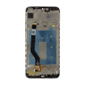 Case For_Huawei LCD screen + touch unit + front cover Huawei Y7 2019 black (11 pin) without logo