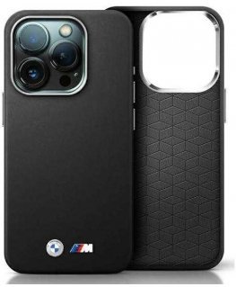 Case BMW BMHCP16S23PMWK iPhone 16 6.1" black/black hardcase M Smooth Full Wrapped Metal