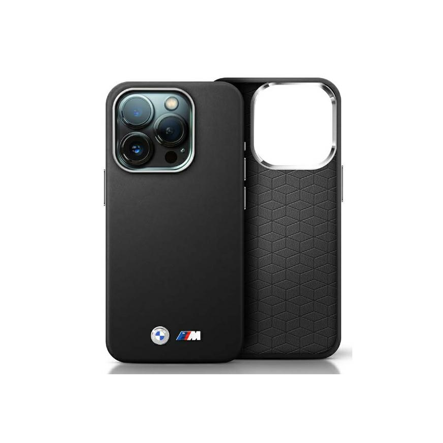 Dėklas BMW BMHCP16S23PMWK iPhone 16 6.1" juoda/juodas hardcase M Smooth Full Wrapped Metal – 2