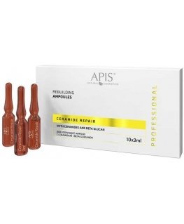 Apis Ceramide Repair odbudowujące ampoules with ceramides and beta glucan 10x3ml