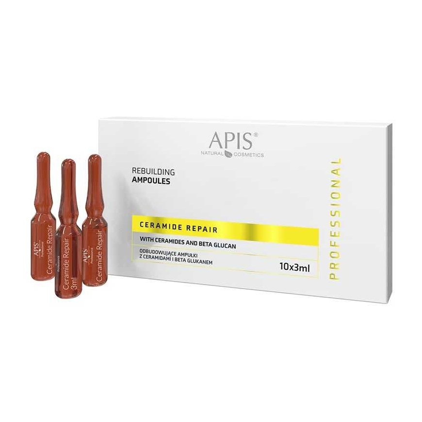 Apis Ceramide Repair odbudowujące ampułki su ceramidami i beta glukanem 10x3ml