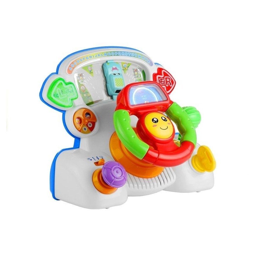 Lean Toys Interactive steering wheel educational sounds Lights – 2