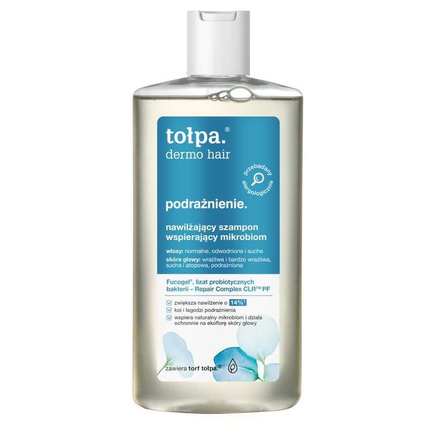 TOŁPA Dermo Hair Irritation Shampoo moisturizing supporting microbiome 250 ml