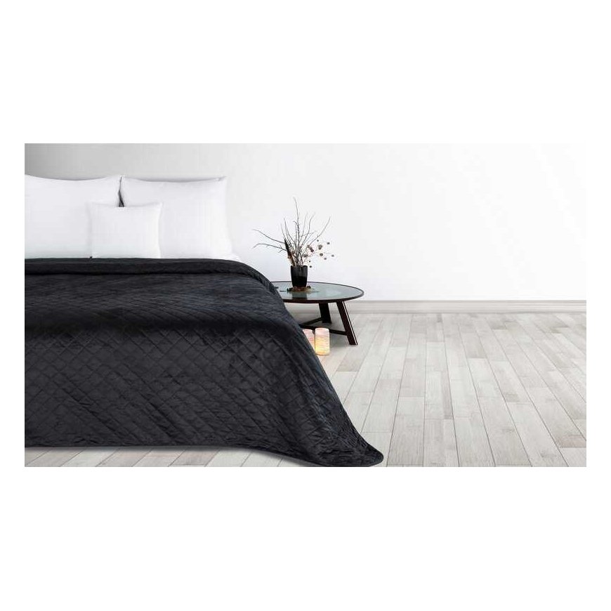 Eurofirany D91/N/LUIZ/5/CZA 170X210 Black Bedspread Bedspread – 4