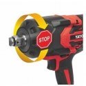 Yato Cordless Impact Wrench | 6AHBMC | 20 mm (3/4") | 2400 Nm | for use with M18 - M36 screws (YT-828073) Yato Cordless Impact Wrench | 6AHBMC | 20 mm (3/4") | 2400 Nm | for use with M18 - M36 screws (YT-828073)