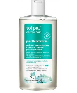 TOŁPA Dermo Hair Greasing Šampūnas giliai valanti priemonė nuo riebalavimosi 250 ml