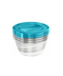 Set of food containers rectangular 3x1,25L Fredo "Fresh" transpa