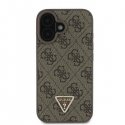 Guess GUHCP16SGF4GGR iPhone 16 6.1" czarny|black hardcase Guess GUHCP16SGF4GGR iPhone 16 6.1" czarny|black hardcase