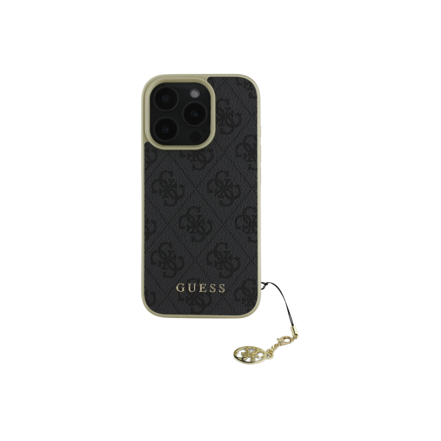 Guess GUHCP16SGF4GGR iPhone 16 6.1" czarny|black hardcase – 2