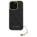 Guess GUHCP16SGF4GGR iPhone 16 6.1" czarny|black hardcase Guess GUHCP16SGF4GGR iPhone 16 6.1" czarny|black hardcase
