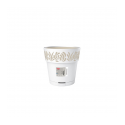 Flower pot with tray Gaia Ø25x25cm white Flower pot with tray Gaia Ø25x25cm white