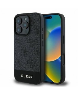Guess GUHCP16LHC4SEW iPhone 16 Pro 6.3" brązowy|brown hardcase