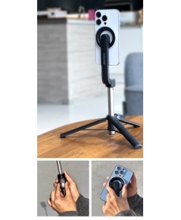 Araree Selfie Stick Bluetooth Magfie Pod niebieski|blue MagSafe