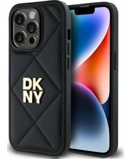 DKNY DKHCP14LPQDSLK iPhone 14 Pro 6.1" czarny|black Quilted S