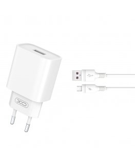 XO wall charger CE02D QC 3.0 18W 1x USB white