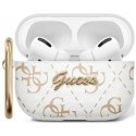 Dėklas Guess GUAP2PG4GPH AirPods Pro 2 (2022/2023) cover balta/baltas 4G Hook Dėklas Guess GUAP2PG4GPH AirPods Pro 2 (2022/2023) cover balta/baltas 4G Hook