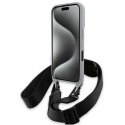 Case BMW BMHCP16S23PSCCG iPhone 16 6.1" gray/gray hardcase M Edition Carbon Stripe & Strap Case BMW BMHCP16S23PSCCG iPhone 16 6.1" gray/gray hardcase M Edition Carbon Stripe & Strap