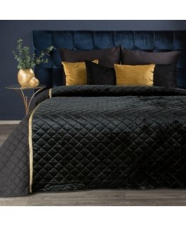 Eurofirany CHON / KRISTIN / CZA 220X240 Black Bedspread