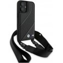 Case BMW BMHCP16S23PSCCK iPhone 16 6.1" black/black hardcase M Edition Carbon Stripe & Strap Case BMW BMHCP16S23PSCCK iPhone 16 6.1" black/black hardcase M Edition Carbon Stripe & Strap