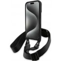 Case BMW BMHCP16S23PSCCK iPhone 16 6.1" black/black hardcase M Edition Carbon Stripe & Strap Case BMW BMHCP16S23PSCCK iPhone 16 6.1" black/black hardcase M Edition Carbon Stripe & Strap