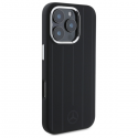 Case Mercedes MEHMP16L23SUVSK iPhone 16 Pro 6.3" black/black hardcase Silicone Vertical Tonal Stripes MagSafe