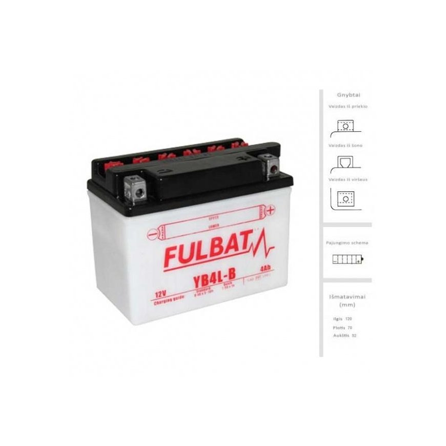 Fulbat Battery 4 Ah 56 12V