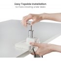 Mozi Infinity Line monitor arm, polished aluminum Mozi Infinity Line monitor arm, polished aluminum