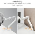 Mozi Infinity Line monitor arm, polished aluminum Mozi Infinity Line monitor arm, polished aluminum