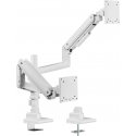 Mozi Infinity Line Dual -monitorivarsi, valkoinen Mozi Infinity Line Dual -monitorivarsi, valkoinen