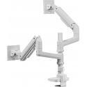 Mozi Infinity Line Dual monitor arm, white Mozi Infinity Line Dual monitor arm, white