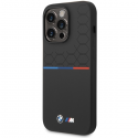 Case BMW BMHCP15L22SMPK iPhone 15 Pro 6.1" black/black Silicone Pattern