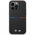 Dėklas BMW BMHCP15L22SMPK iPhone 15 Pro 6.1" juoda/juodas Silicone Pattern