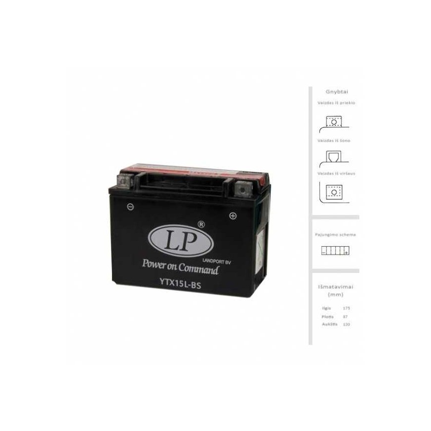 Landport Battery 13 Ah 12V