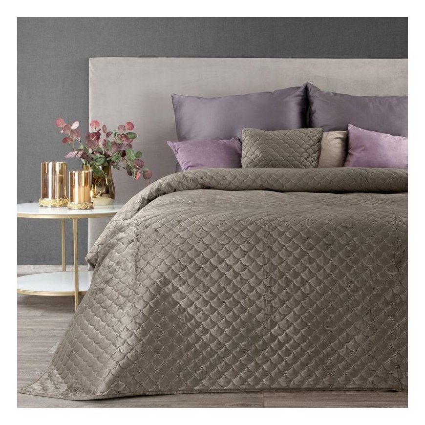 Eurofirany ARIEL Soft velvet bedspread quilted