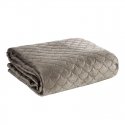Eurofirany ARIEL Soft velvet bedspread quilted by hot press with a motif of fish scales, 220X240 cm, color: beige Eurofirany ARIEL Soft velvet bedspread quilted by hot press with a motif of fish scales, 220X240 cm, color: beige