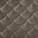 Eurofirany ARIEL Minkšto aksomo lovatiesė dygsniuota karšto spaudimo būdu (hot press) su žuvies žvynų motyvu, 220X240 cm, spalva Eurofirany ARIEL Minkšto aksomo lovatiesė dygsniuota karšto spaudimo būdu (hot press) su žuvies žvynų motyvu, 220X240 cm, spalva