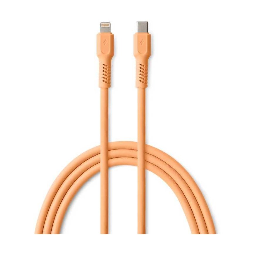 COLORUM cable USB-C - Lightning 1.8m 2.4A CK12-CL-14 x Peach Fuzz – 3