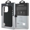 Dėklas Mercedes MEHMP16X23SUVSK iPhone 16 Pro Max 6.9" juoda/juodas hardcase Silicone Vertical Tonal Stripes MagSafe