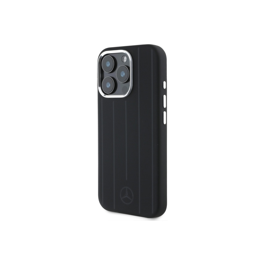 Case Mercedes MEHMP16X23SUVSK iPhone 16 Pro Max 6.9" black/black hardcase Silicone Vertical Tonal Stripes MagSafe – 5