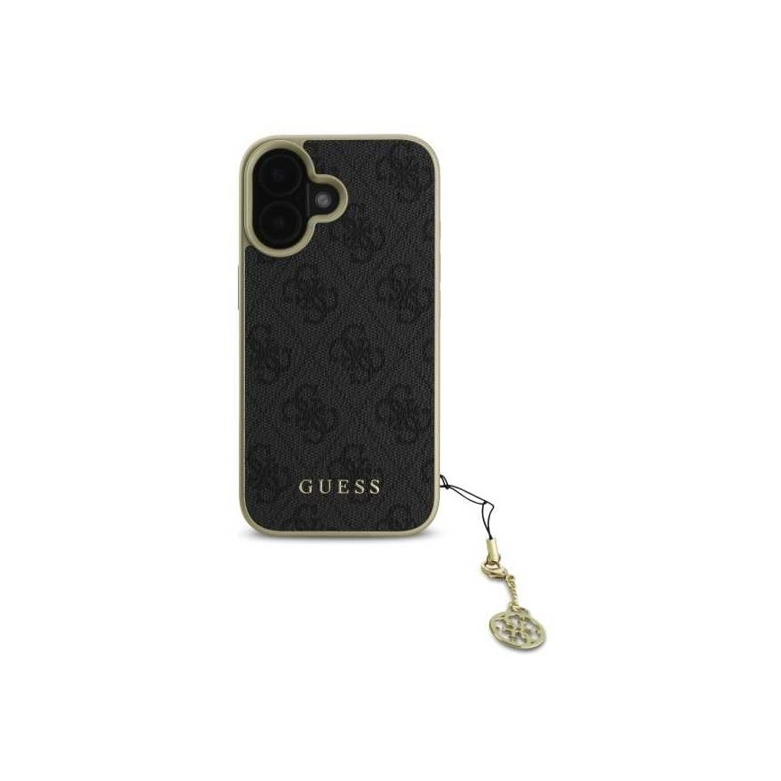 Dėklas Guess GUHCP16MGF4GGR iPhone 16 Plus 6.7" juoda/juodas hardcase 4G Charms Collection – 2