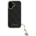 Case Guess GUHCP16MGF4GGR iPhone 16 Plus 6.7" black/black hardcase 4G Charms Collection