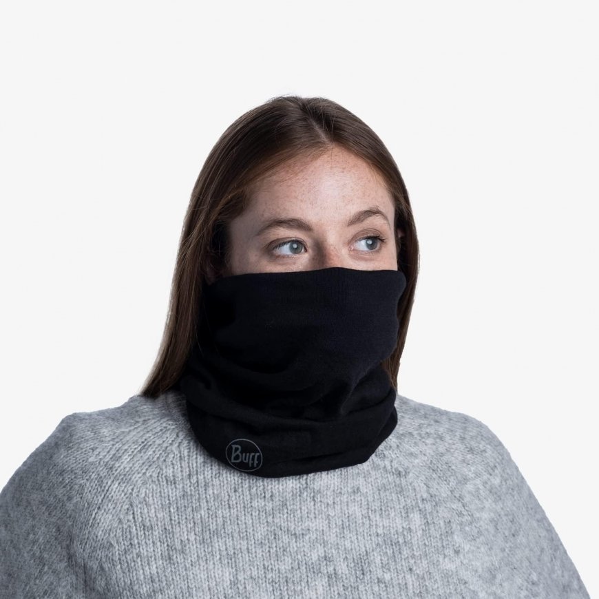 Bandana BUFF MERINO MIDWEIGHT SOLID BLACK – 2