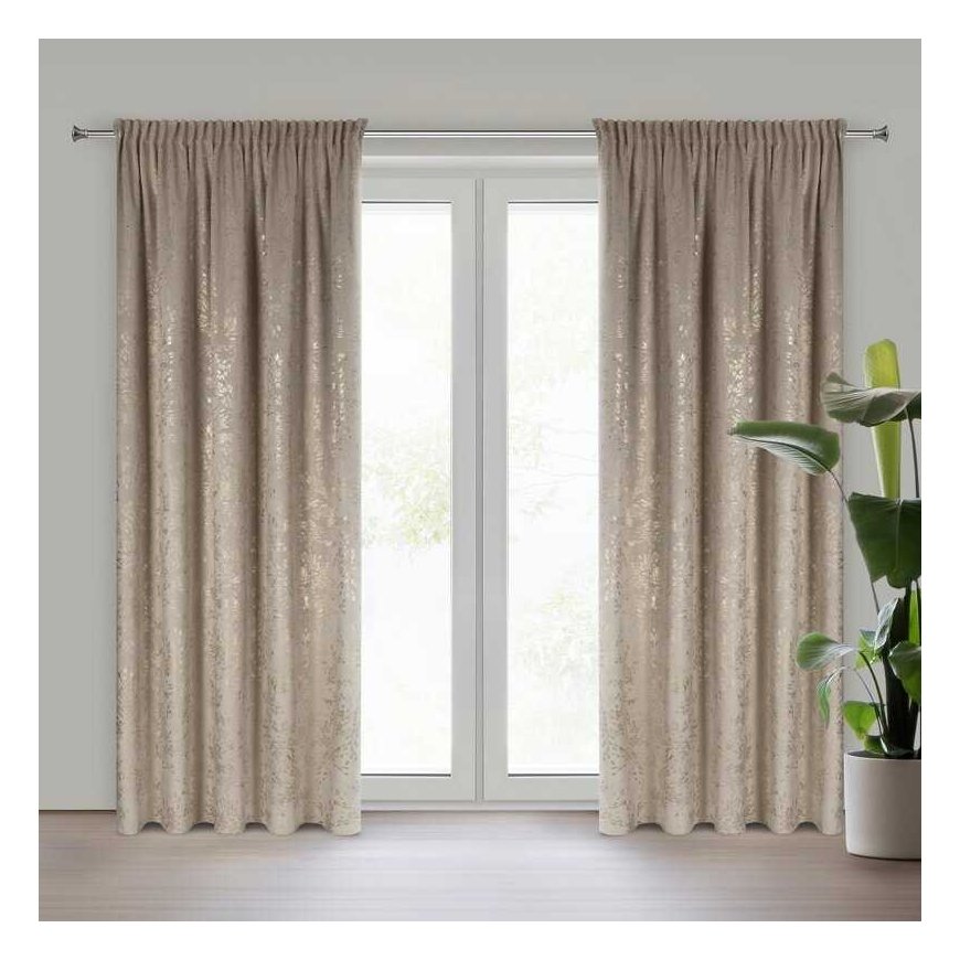Eurofirany ZAS/FELIS/BEŻ+SZ 140X270 T