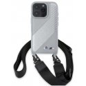 Dėklas BMW BMHCP16X23PSCCG iPhone 16 Pro Max 6.9" pilka/pilkas hardcase M Edition Carbon Stripe & Strap Dėklas BMW BMHCP16X23PSCCG iPhone 16 Pro Max 6.9" pilka/pilkas hardcase M Edition Carbon Stripe & Strap
